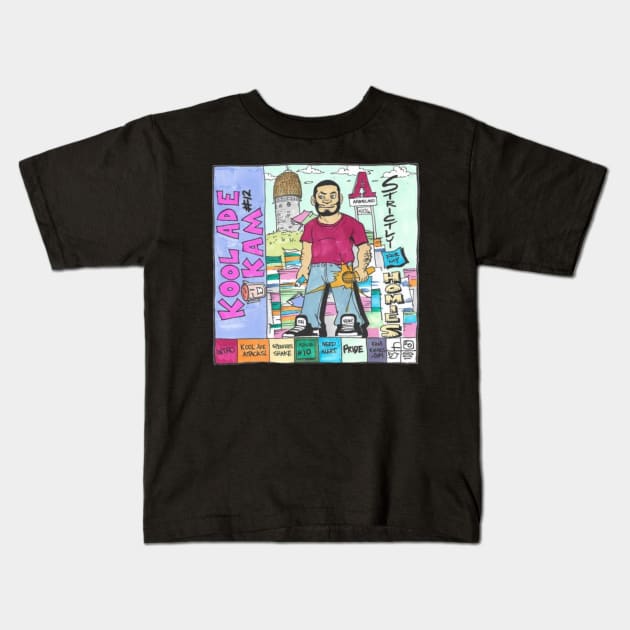 Support Kam Komics:  Strictly for my homies Tshirt Kids T-Shirt by Kam Komics 